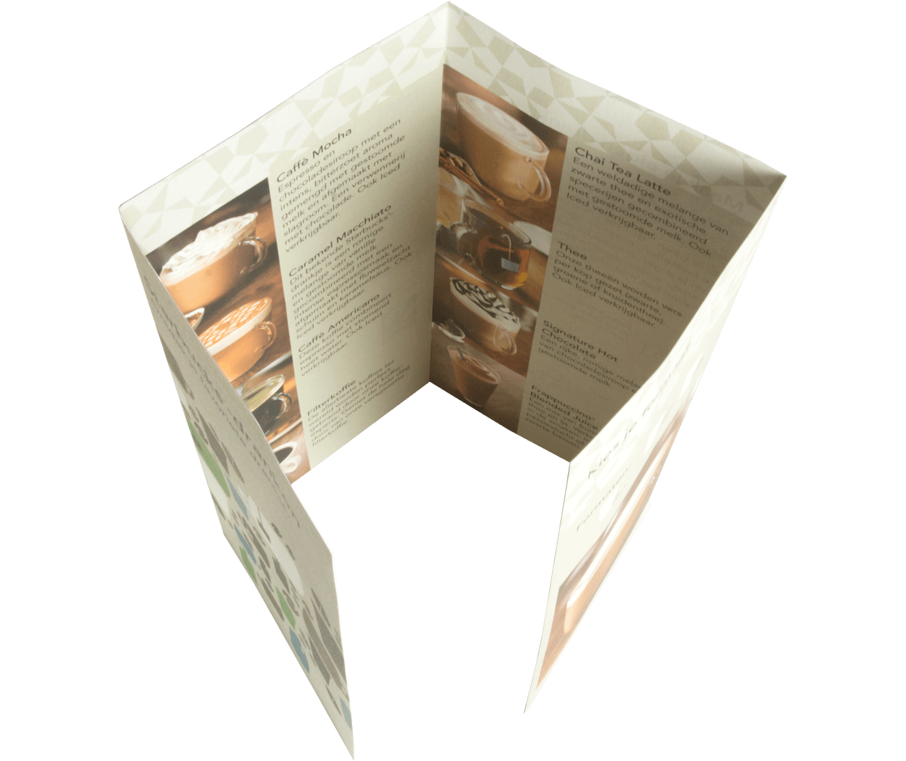 Folders 4-luik gesloten luikvouw (A4 staand)