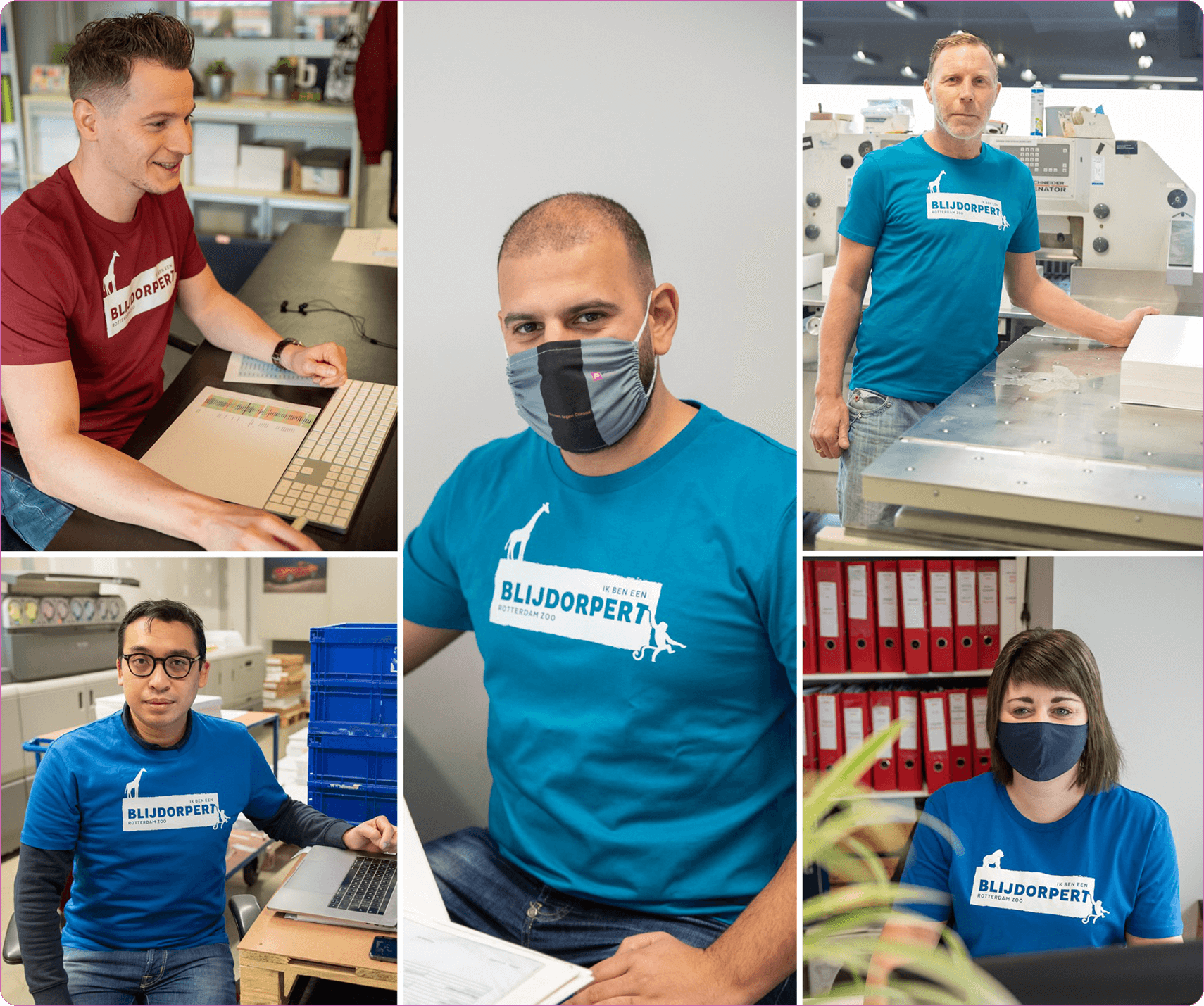 Groenprint red de dieren van Blijdorp