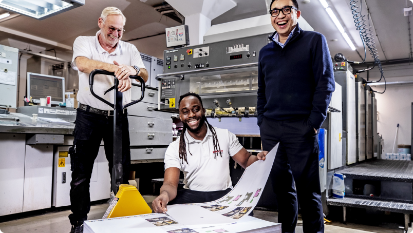 Drie medewerkers