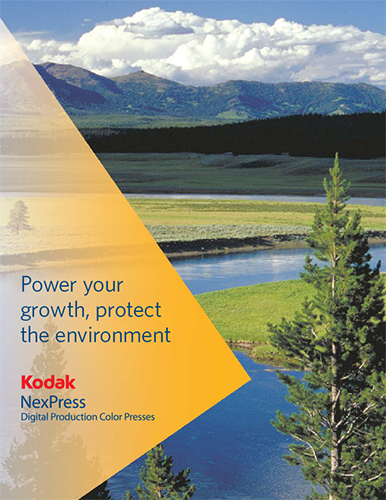 Kodak Nexpress Protect the environment