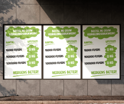 Duurzame flyers drukwerk Flyers drukken verkiezingsdrukwerk