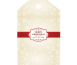 Boorgat voor een touwtje Cadeau etiketten drukken