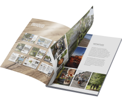 Brochures gelijmd