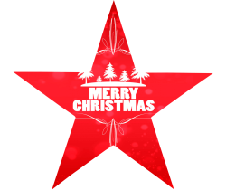 Kerstster flyers drukken