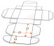 Doosjes met scharnierdeksel dimensies